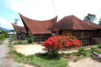 Pueblo de Batak, Sumatra, Indonesia