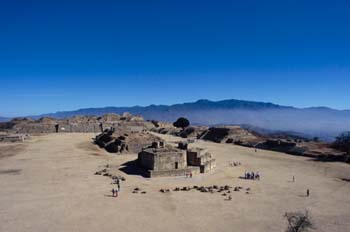 Ruinas del conjunto  arqueológico de Monte Albán, México