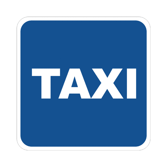 Estacionamiento reservado para taxis