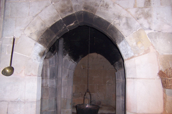 Sala de la cocina, Monasterio de Santa María de Huerta, Soria, C