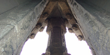 Detalle de una columna de sostenimiento, Sagrada Familia, Barcel