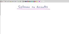 Sistemas no lineales (I)