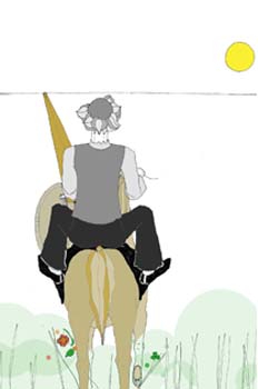 Primera salida. Don Quijote en el camino