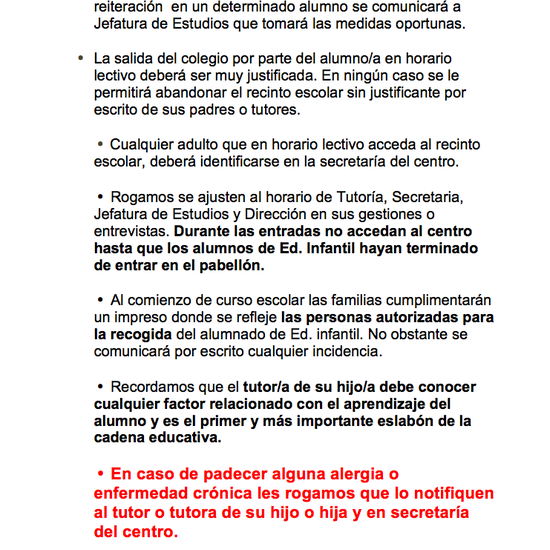 Normas de convivencia Ceip Ágora Brunete 5