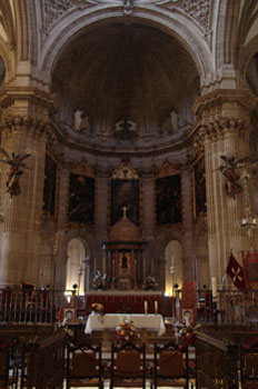 Altar Mayor de la Catedral de Guadix, Granada, Andalucía