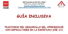 Guía inclusiva trastorno aprendizaje escritura