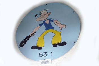 Distintivo del avión Fairchild 91 Grupo 63, Museo del Aire de Ma