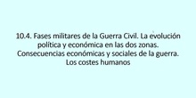 10.4. Fases militares de la guerra