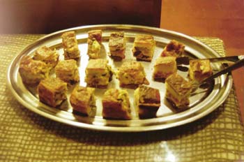 Tacos de pastel de verduras