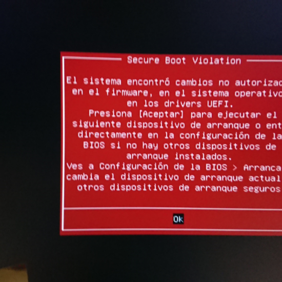 Reparación del gestor de arranque GRUB