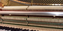 Maquinaria de las teclas de un piano