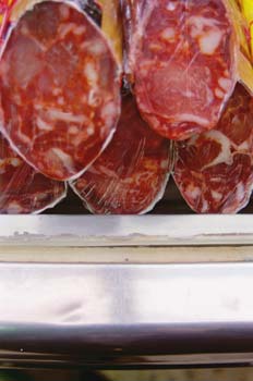 Salchichón y chorizo