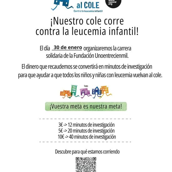 Carrera Solidaria contra la Leucemia Infantil