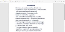 Lengua II Tema 7 Clase 73 20260519 - Comentario de Melancolía de Rubén Darío