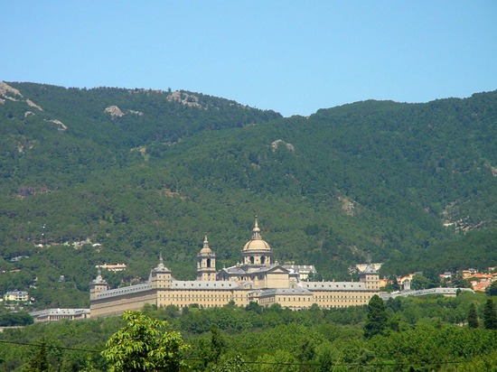 Vista panorámica del Monasterio de El Escorial