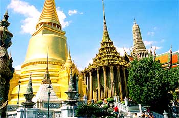 Templo dorado, Bangkok, Tailandia