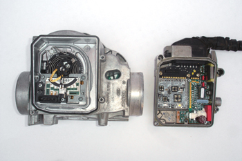 Calculador de Inyección LE3 y caudalímetro.