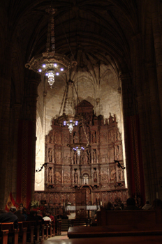 Altar mayor, Catedral de Cáceres