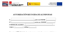 3.AUTORIZACIÓN DE RECOGIDA DE ALUMNOS