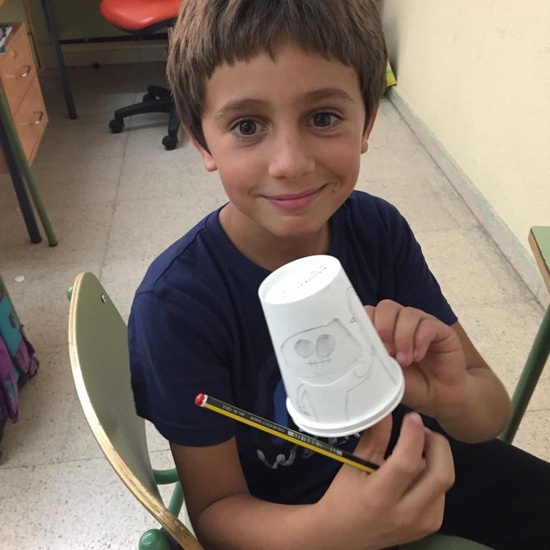 5ºPrimaria_Monster Paper Cup_arts&Crafts_CEIP FDLR_Las Rozas_2019-2020 6