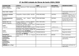  Lista de libros de 2ºESO curso 24-25