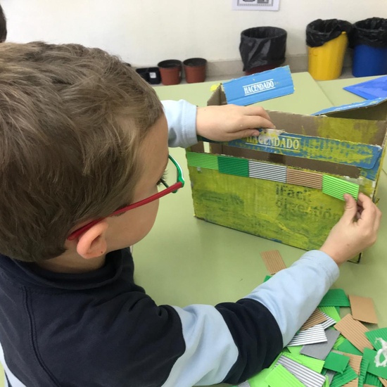 2019_02_08_1º y 2º construye una maqueta del cole_Proyecto The Great Plant Hunt_CEIP FDLR_Las Rozas 2