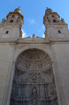 Fachada principal, Catedral de Logroño