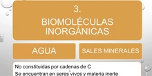 Tema7-2 BIOMOLÉCULAS INORGÁNICAS