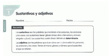 SUSTANTIVOS Y ADJETIVOS