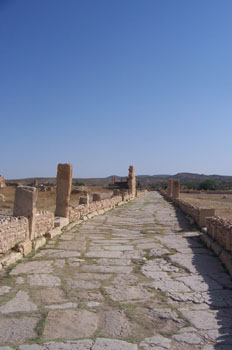 Calle, Ruinas romanas de Sbeitla, Túnez
