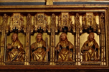 Detalle del Retablo Mayor Colegiata de Bolea, Huesca