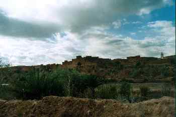 Pueblo cerca de Ait Barka, Marruecos