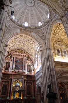 Interior de la Catedral de Córdoba, Andalucía