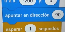 Empieza programando con Scratch el bloque de mover y apuntar para hacer una sencilla animación. 