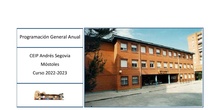 Programación General Anual. Curso 2022-23