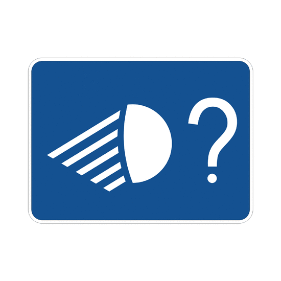 Fin de obligación de alumbrado de cruce o de corto alcance