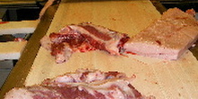 Separación del tocino