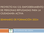 Presentación proyecto KA122 CEPA Buitrago y proyectos Erasmus