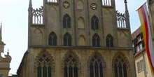 Fachada del ayuntamiento de Muenster, Alemania
