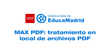 MAX PDF: tratamiento en local de archivos PDF