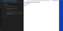 Desestructuración. JavaScript. 1.4.1. Algunos operadores de interés.