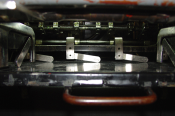 Escuadra frontal de salida