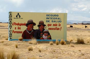 Publicidad en la penillanura andina, Perú