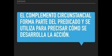 6º lengua el complemento circunstancial