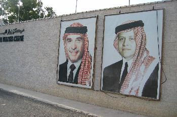 Carteles políticos en la calle, Jordania