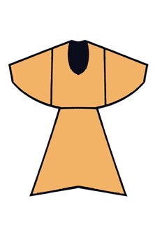 Vestido de manga murcielago