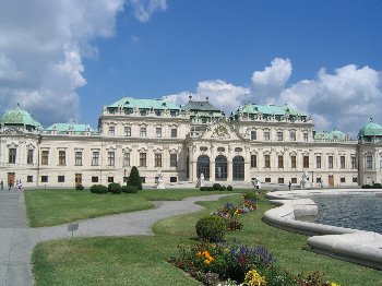 Palacio Belvedere Superior desde los jardines