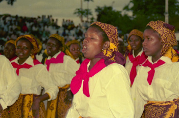 Coro de mujeres, Nacala, Mozambique