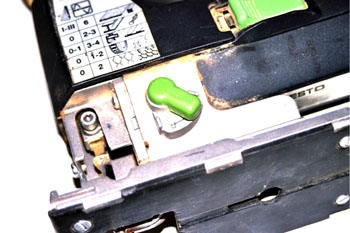 Selección de velocidad en una sierra de calar