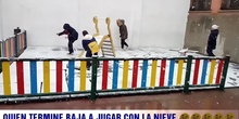 Jugamos con la nieve